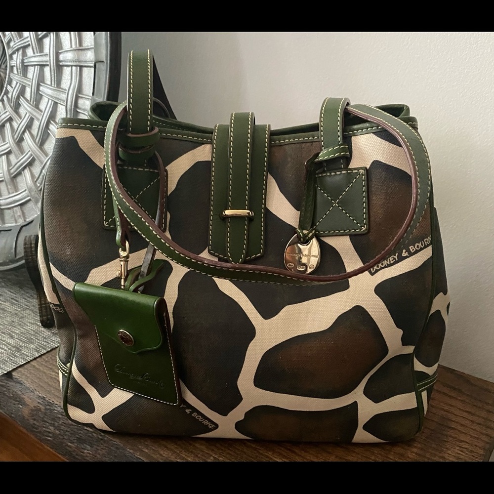 Dooney & Bourke Giraffe Print Satchel